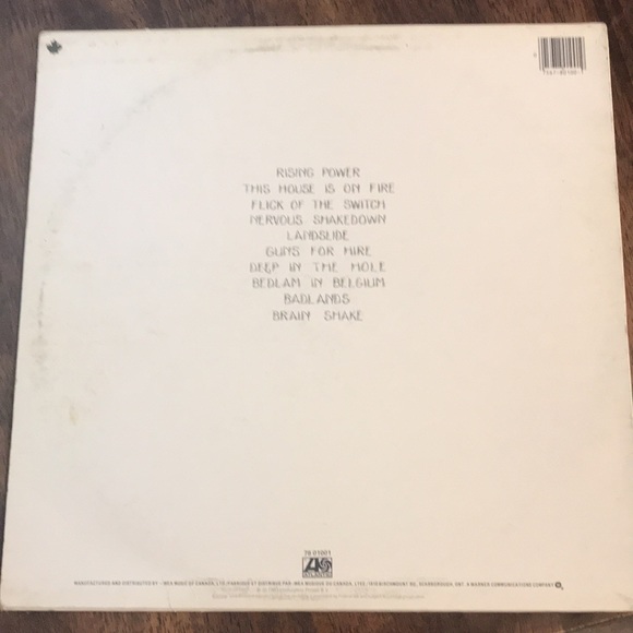 AC/DC “Flick of the Switch” vintage vinyl album 1983 release - Picture 2 of 4